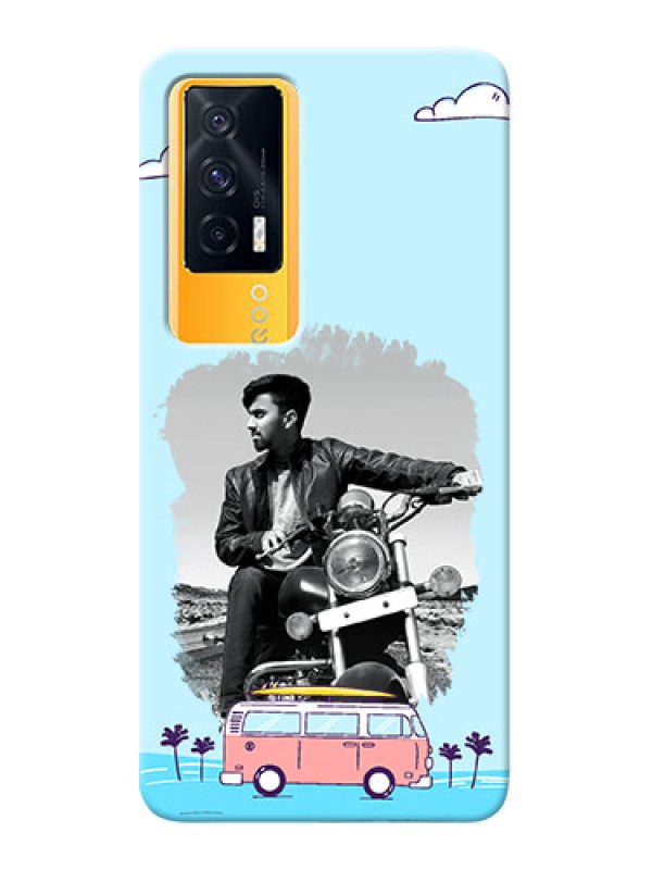 Custom IQOO 7 5G Mobile Covers Online: Travel & Adventure Design