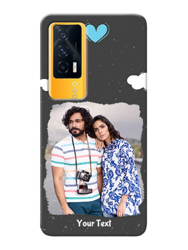 Custom IQOO 7 5G Mobile Back Covers: splashes with love doodles Design