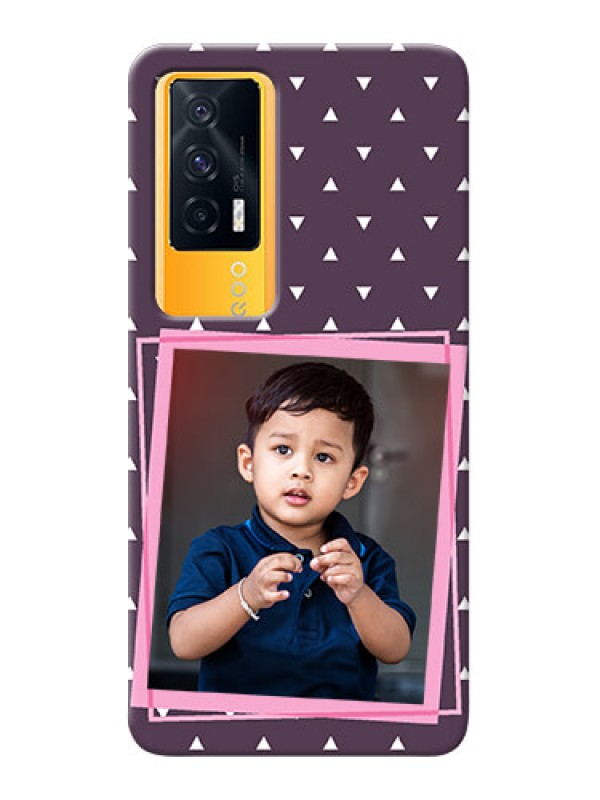 Custom IQOO 7 5G Phone Cases: Triangle Pattern Dotted Design