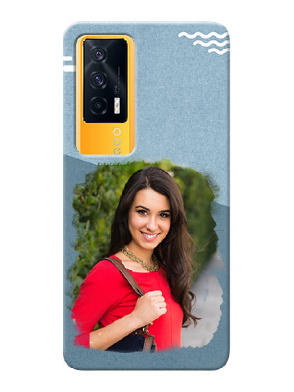 Custom IQOO 7 5G custom mobile phone covers: Grunge Line Art Design