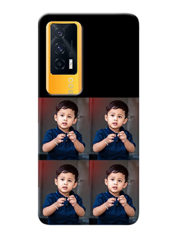 Custom IQOO 7 5G 4 Image Holder on Mobile Cover