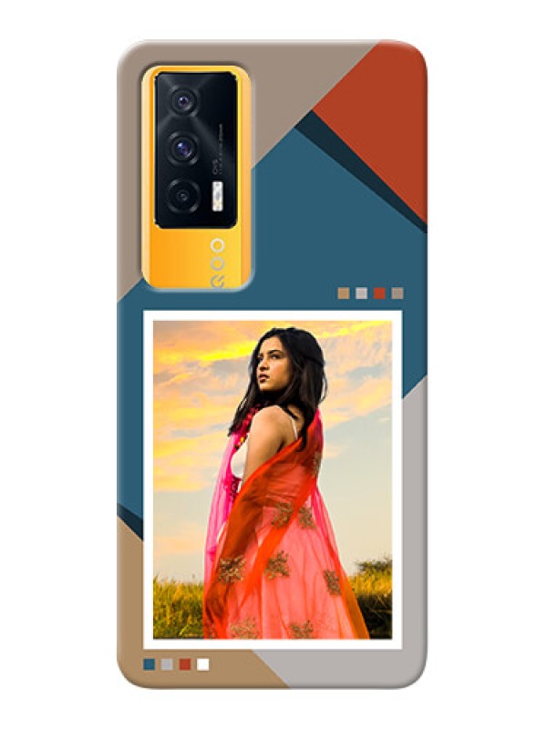 Custom iQOO 7 5G Mobile Back Covers: Retro color pallet Design