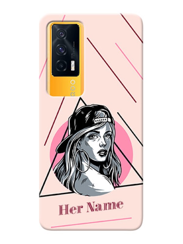 Custom iQOO 7 5G Custom Phone Cases: Rockstar Girl Design