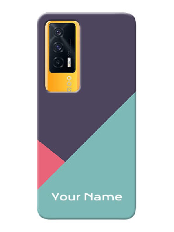 Custom iQOO 7 5G Custom Phone Cases: Tri Color abstract Design