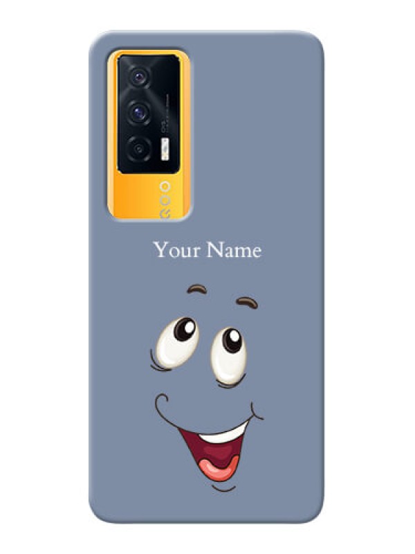 Custom iQOO 7 5G Phone Back Covers: Laughing Cartoon Face Design