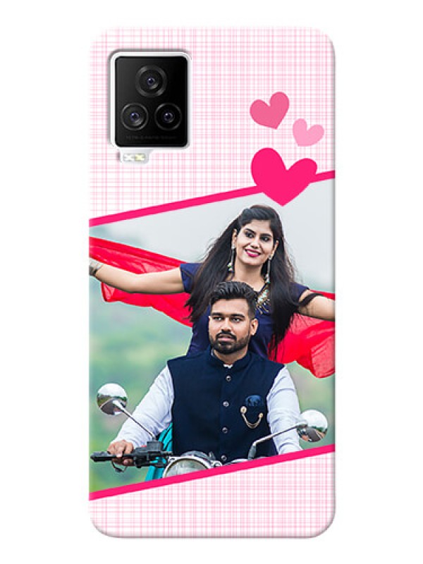 Custom IQOO 7 Legend 5G Personalised Phone Cases: Love Shape Heart Design