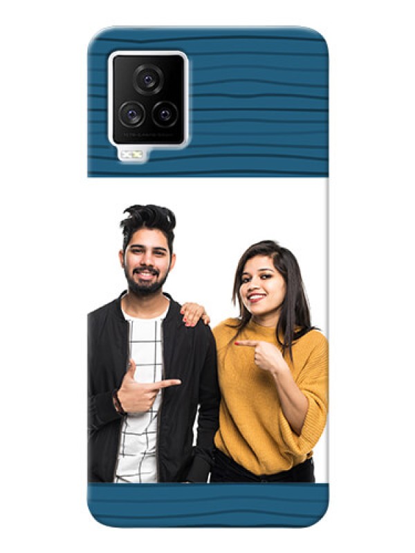 Custom IQOO 7 Legend 5G Custom Phone Cases: Blue Pattern Cover Design
