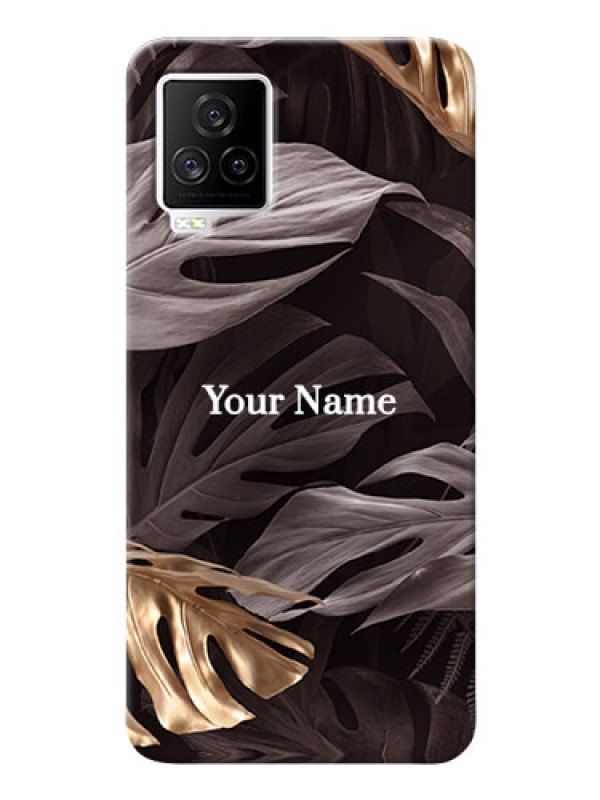 Custom iQOO 7 Legend 5G Mobile Back Covers: Wild Leaves digital paint Design