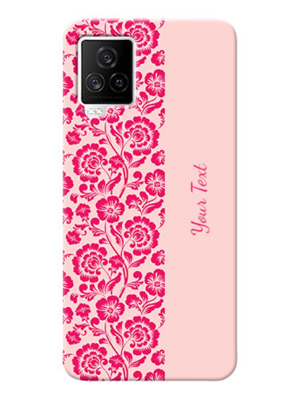 Custom iQOO 7 Legend 5G Phone Back Covers: Attractive Floral Pattern Design