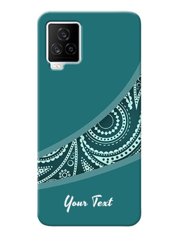 Custom iQOO 7 Legend 5G Custom Phone Covers: semi visible floral Design