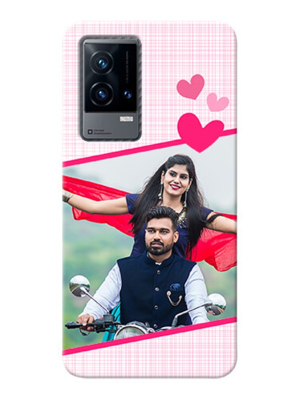 Custom iQOO 9 5G Personalised Phone Cases: Love Shape Heart Design