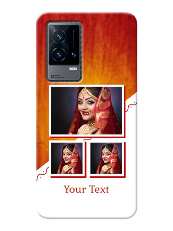 Custom iQOO 9 5G Personalised Phone Cases: Wedding Memories Design 