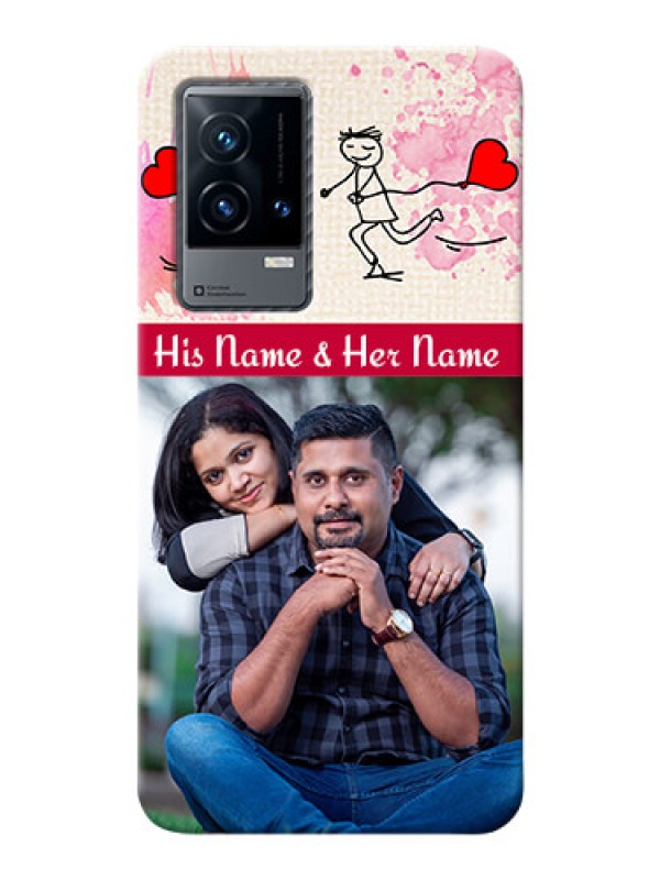 Custom iQOO 9 5G phone back covers: You and Me Case Design