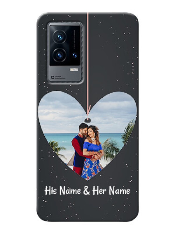 Custom iQOO 9 5G custom phone cases: Hanging Heart Design