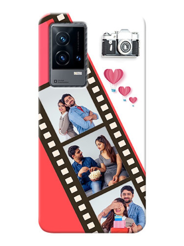 Custom iQOO 9 5G custom phone covers: 3 Image Holder with Film Reel
