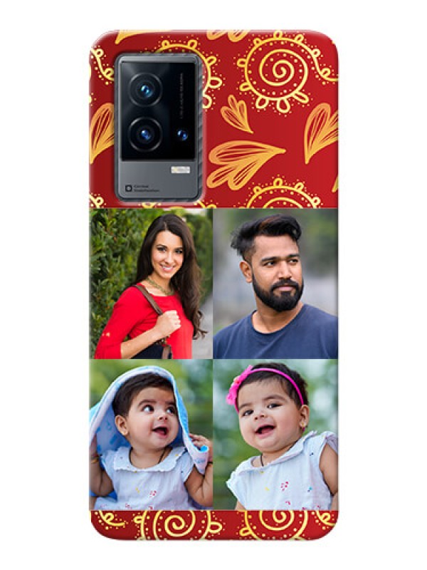 Custom iQOO 9 5G Mobile Phone Cases: 4 Image Traditional Design