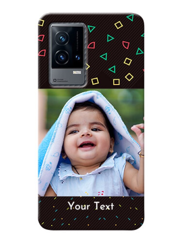 Custom iQOO 9 5G custom mobile cases with confetti birthday design