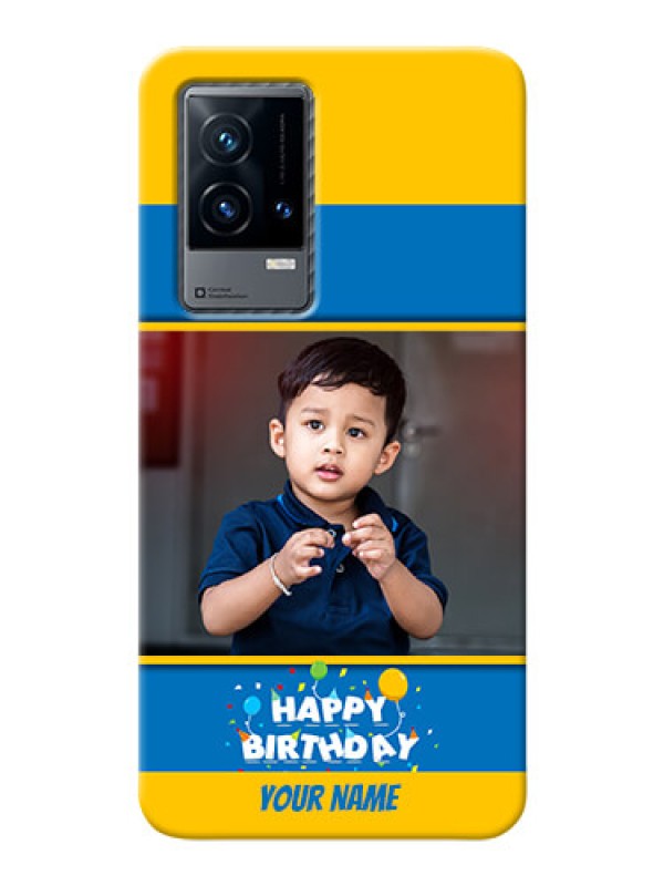 Custom iQOO 9 5G Mobile Back Covers Online: Birthday Wishes Design