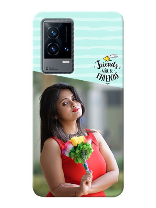 Custom iQOO 9 5G Mobile Back Covers: Friends Picture Icon Design