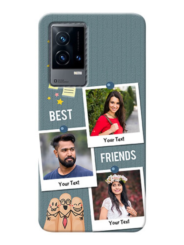 Custom iQOO 9 5G Mobile Cases: Sticky Frames and Friendship Design