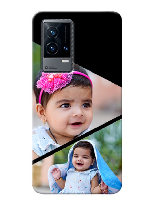 Custom iQOO 9 5G mobile back covers online: Semi Cut Design