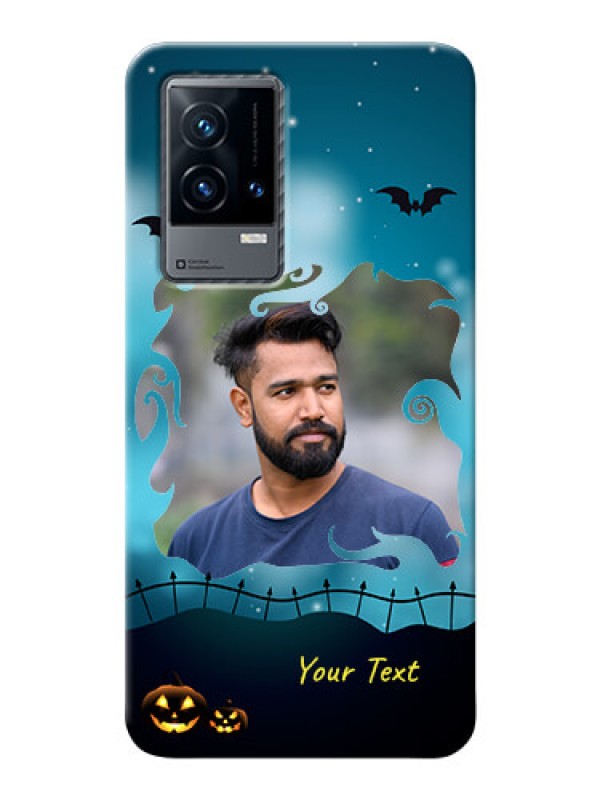 Custom iQOO 9 5G Personalised Phone Cases: Halloween frame design