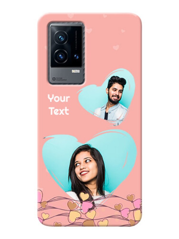 Custom iQOO 9 5G customized phone cases: Love Doodle Design