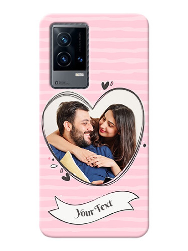 Custom iQOO 9 5G custom mobile phone covers: Vintage Heart Design