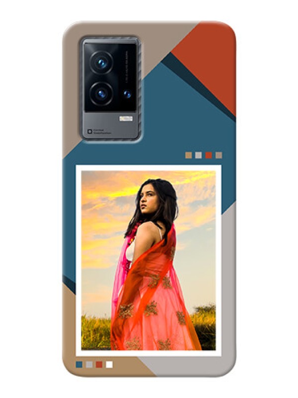 Custom iQOO 9 5G Mobile Back Covers: Retro color pallet Design