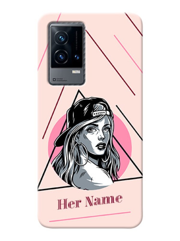 Custom iQOO 9 5G Custom Phone Cases: Rockstar Girl Design