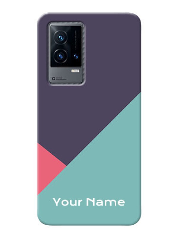 Custom iQOO 9 5G Custom Phone Cases: Tri Color abstract Design