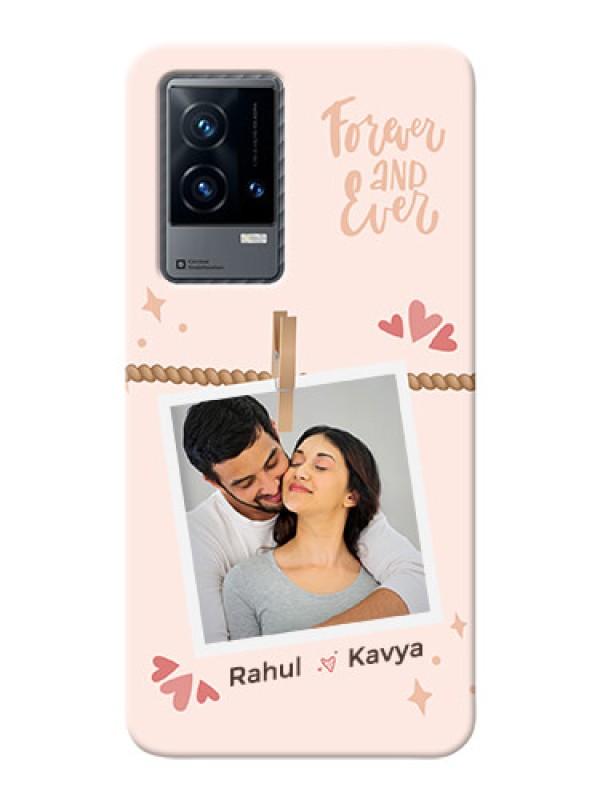 Custom iQOO 9 5G Phone Back Covers: Forever and ever love Design