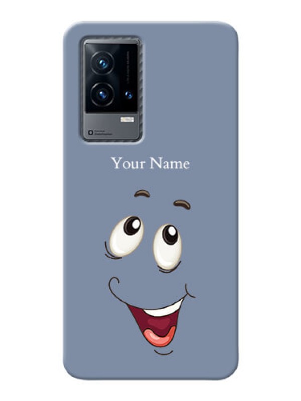 Custom iQOO 9 5G Phone Back Covers: Laughing Cartoon Face Design
