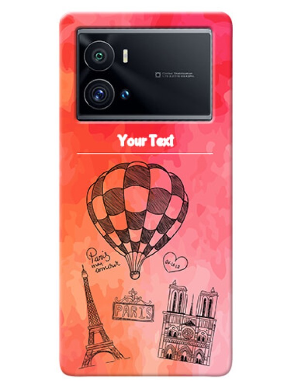 Custom iQOO 9 Pro 5G Personalized Mobile Covers: Paris Theme Design