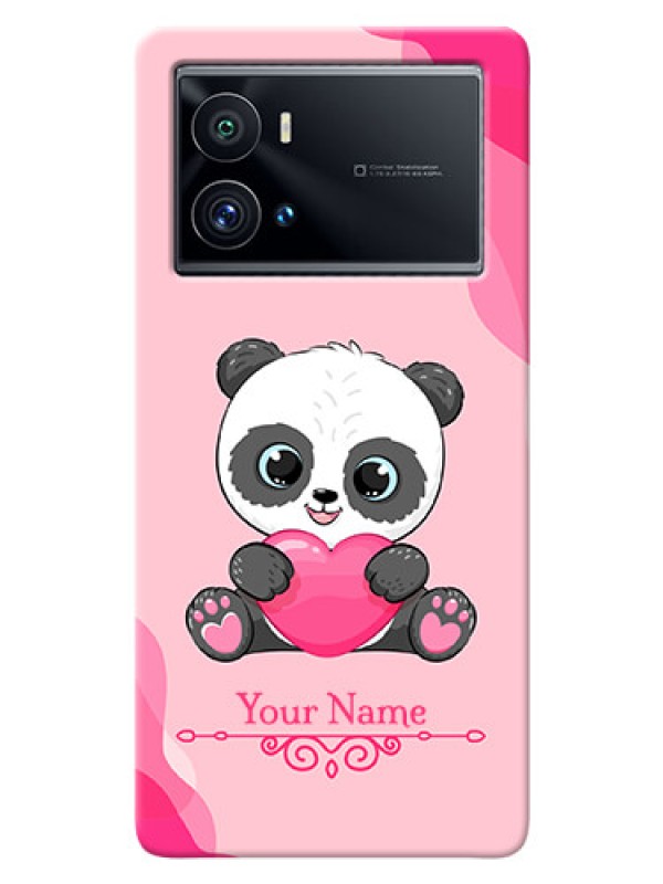 Custom iQOO 9 Pro 5G Mobile Back Covers: Cute Panda Design