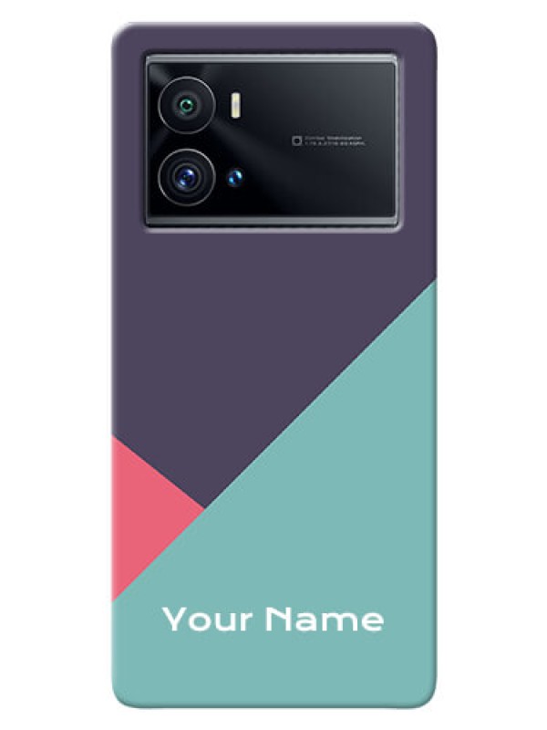 Custom iQOO 9 Pro 5G Custom Phone Cases: Tri Color abstract Design