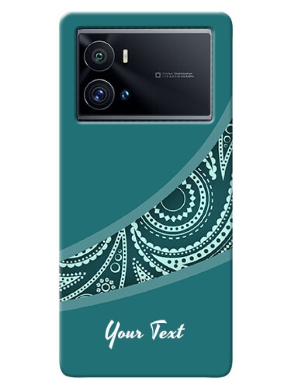 Custom iQOO 9 Pro 5G Custom Phone Covers: semi visible floral Design