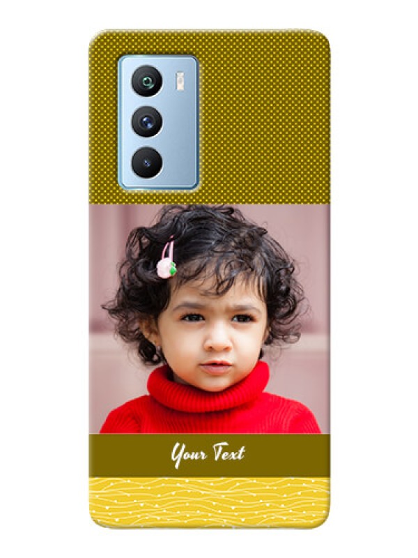 Custom iQOO 9 SE 5G custom mobile back covers: Simple Green Color Design