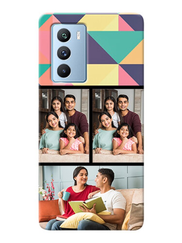 Custom iQOO 9 SE 5G personalised phone covers: Bulk Pic Upload Design
