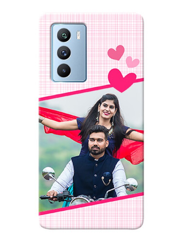 Custom iQOO 9 SE 5G Personalised Phone Cases: Love Shape Heart Design