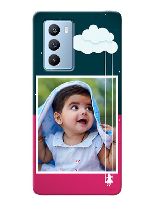 Custom iQOO 9 SE 5G custom phone covers: Cute Girl with Cloud Design