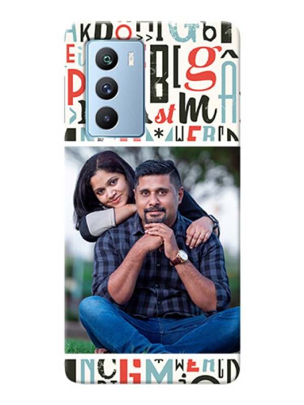 Custom iQOO 9 SE 5G custom mobile phone covers: Alphabet Design