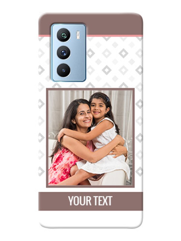 Custom iQOO 9 SE 5G custom back covers: Simple Diamond Design