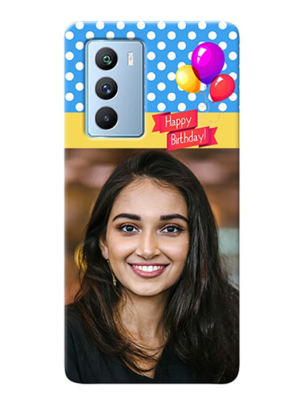 Custom iQOO 9 SE 5G custom mobile back covers: Happy Birthday Design