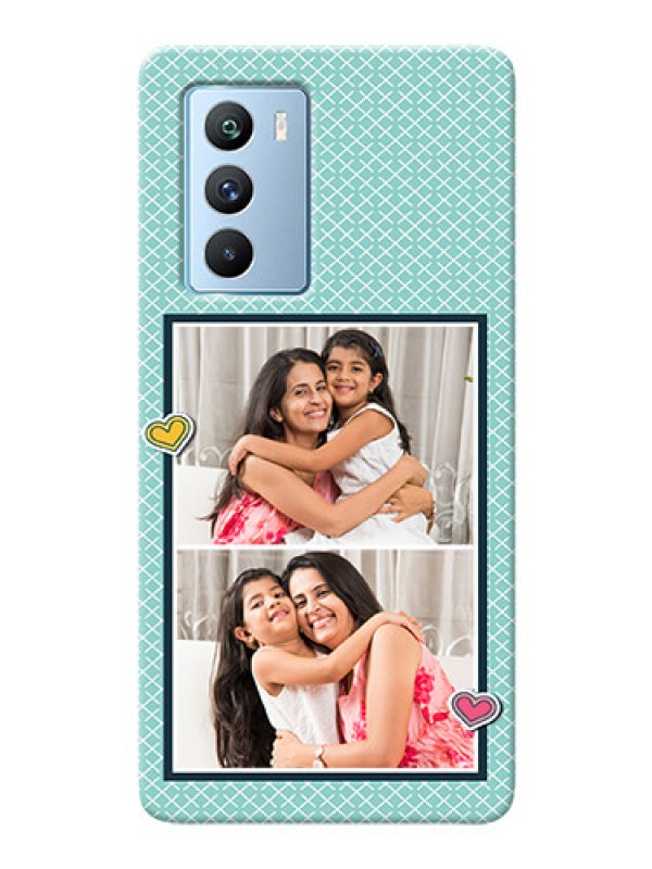 Custom iQOO 9 SE 5G Custom Phone Cases: 2 Image Holder with Pattern Design