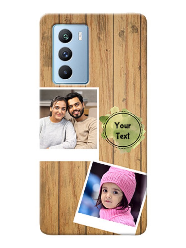 Custom iQOO 9 SE 5G Custom Mobile Phone Covers: Wooden Texture Design