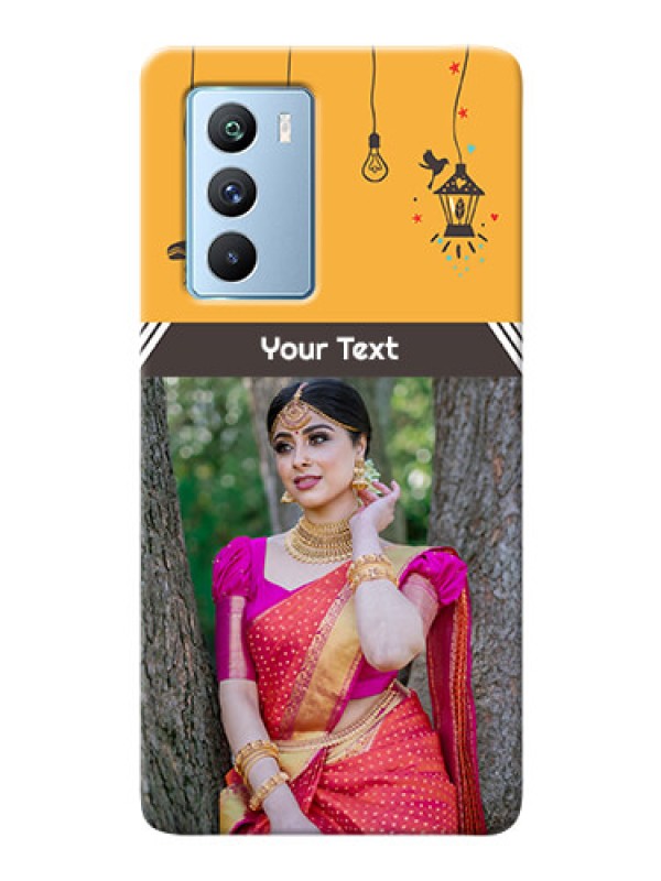 Custom iQOO 9 SE 5G custom back covers with Family Picture and Icons 