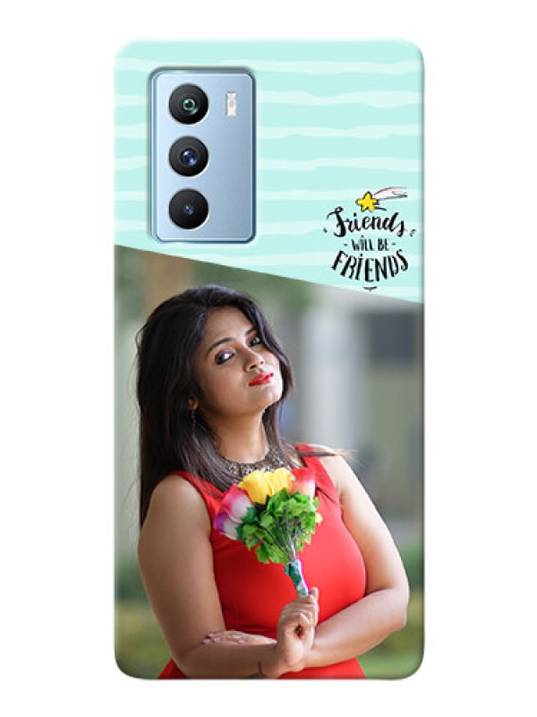 Custom iQOO 9 SE 5G Mobile Back Covers: Friends Picture Icon Design