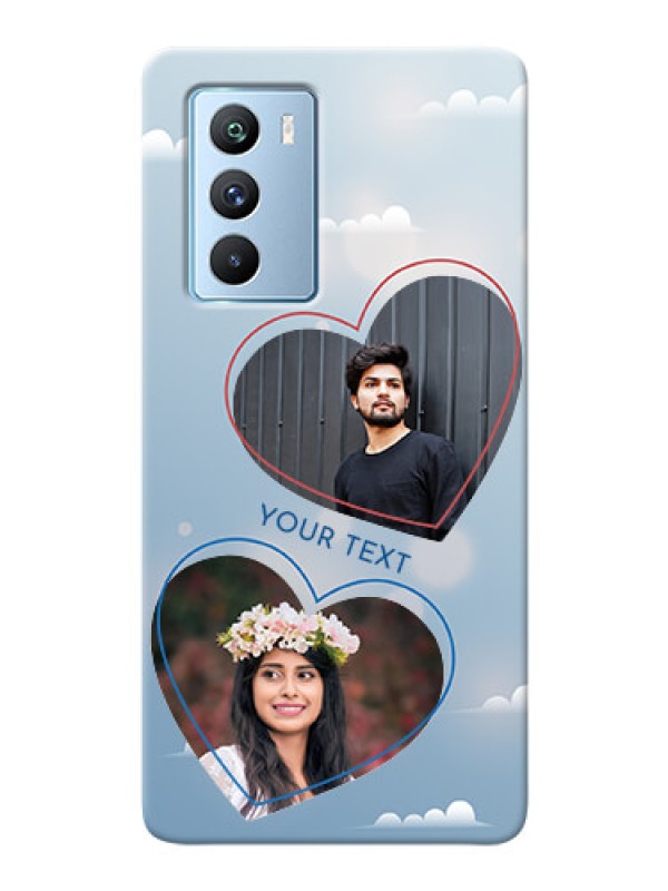 Custom iQOO 9 SE 5G Phone Cases: Blue Color Couple Design 
