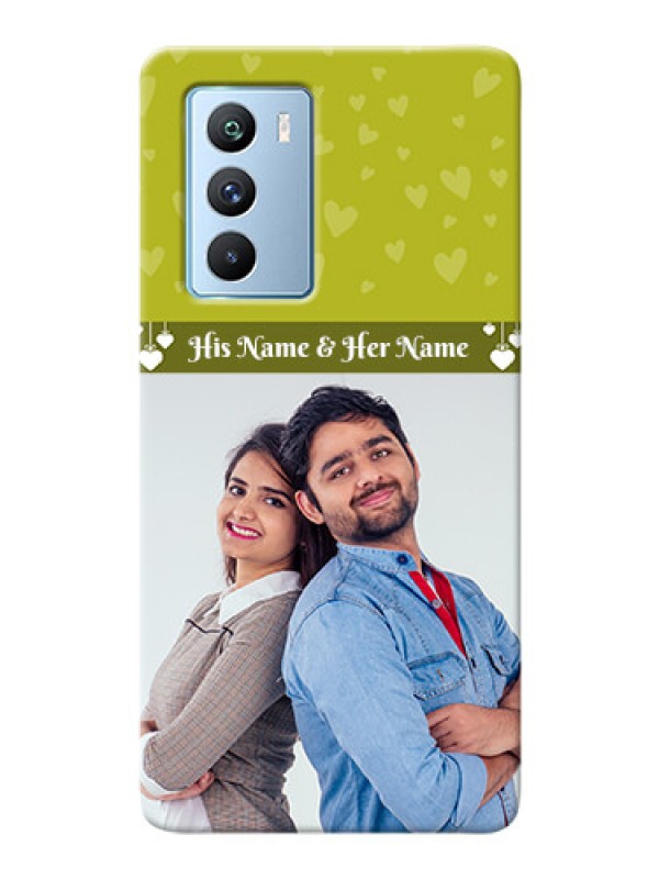 Custom iQOO 9 SE 5G custom mobile covers: You & Me Heart Design